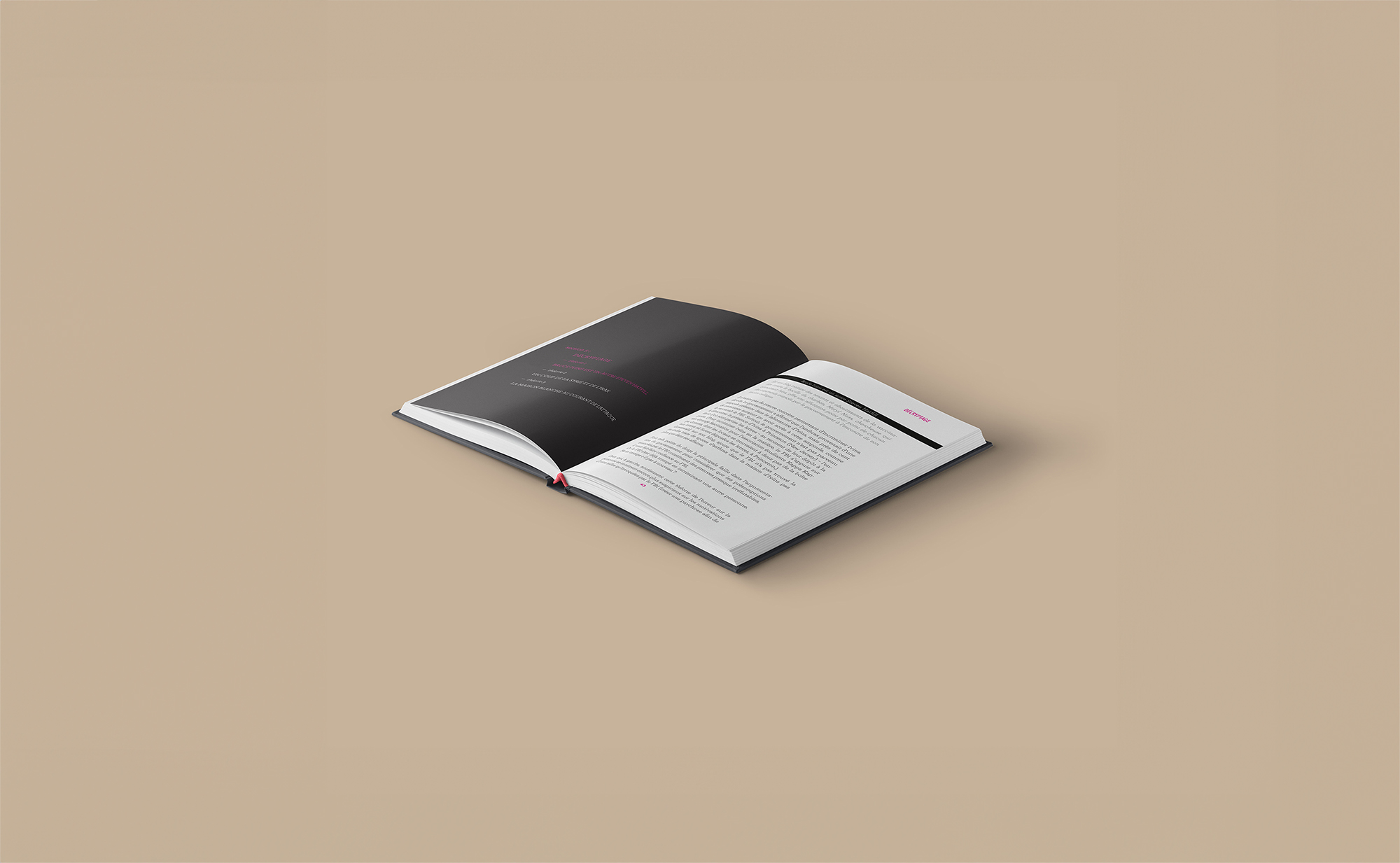 Book Mockup Hardcover, Classé Confidentiel, collection Agone par Florent Andarelli